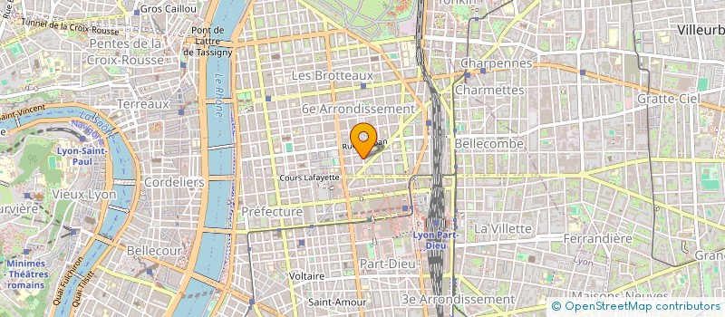 localisation de l'entreprise SCI SOURIS  LYON