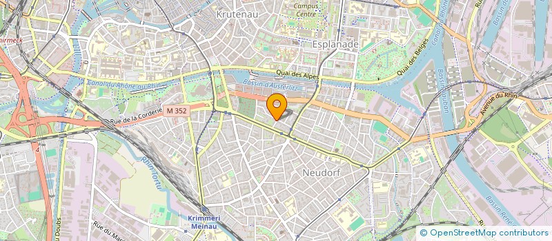 localisation de l'entreprise SCI SOURIS  STRASBOURG