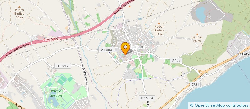 localisation de l'entreprise SCI SOURISSEAU  LOUPIAN