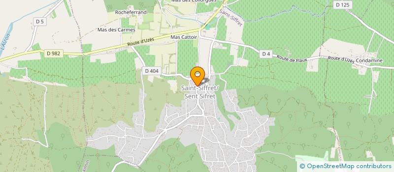 localisation de l'entreprise SCI SOUS L'ARC  SAINT-SIFFRET