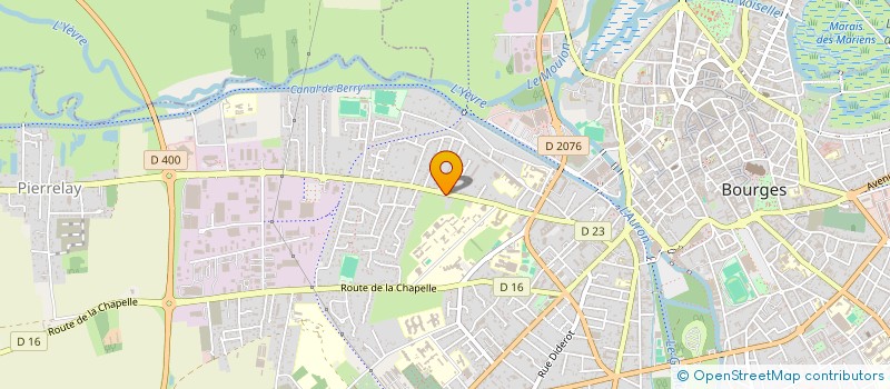 localisation de l'entreprise SCI SOUS L'OEIL DES ANGES  BOURGES