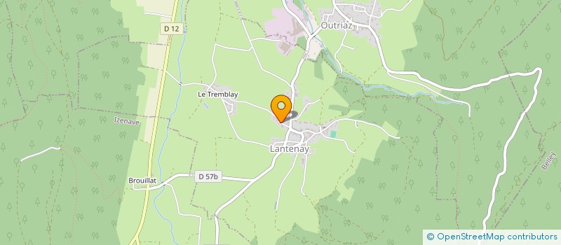 localisation de l'entreprise SCI SOUS LA COTE  LANTENAY