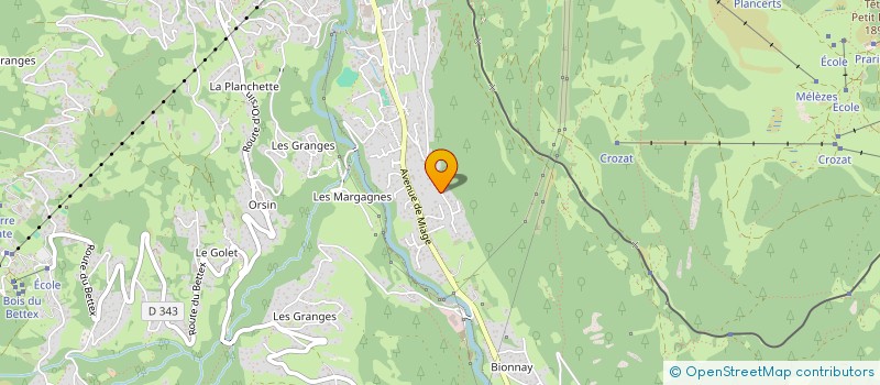 localisation de l'entreprise SCI SOUS LE BOIS  SAINT-GERVAIS-LES-BAINS