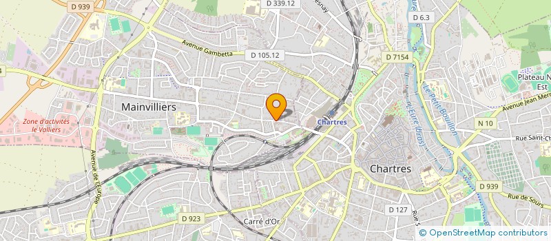 localisation de l'entreprise SCI SOUS LE BOIS VIDY à MAINVILLIERS