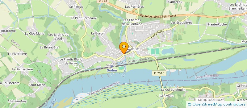 localisation de l'entreprise SCI SOUS LE NOYER  OUDON