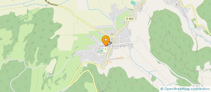 localisation de l'entreprise SCI SOUS LES CHENES  SANCEY