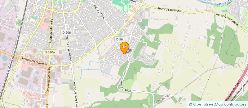 localisation de l'entreprise SCI SOUS LES TOITS à MONTELIMAR