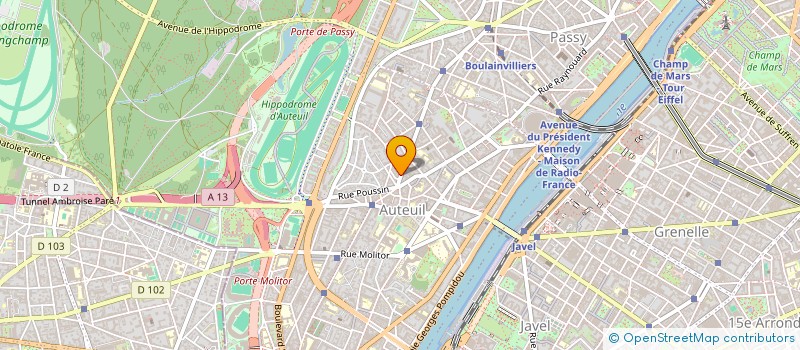 localisation de l'entreprise SCI SOUS LES VIGNES  PARIS