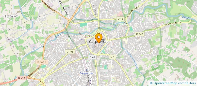 localisation de l'entreprise SCI SOUS PREFECTURE  CARPENTRAS