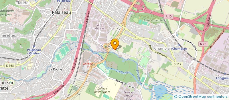 localisation de l'entreprise SCI SOUSA  CHAMPLAN