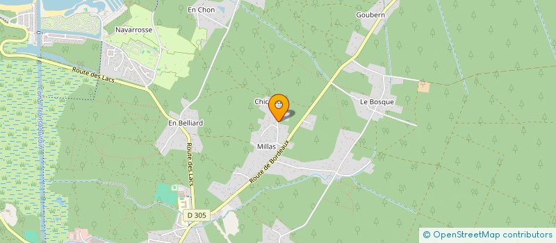 localisation de l'entreprise SCI SOUSA IMMO  BISCARROSSE