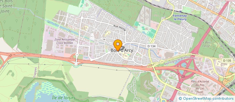 localisation de l'entreprise SCI SOUSA IMMOBILIARE  BOIS-D'ARCY