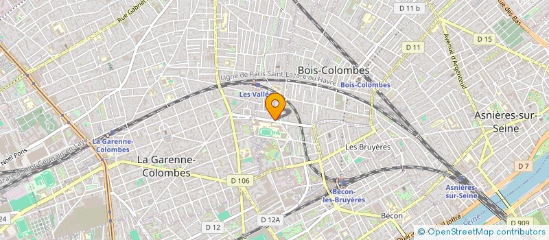 localisation de l'entreprise SCI SOUSOU à BOIS-COLOMBES