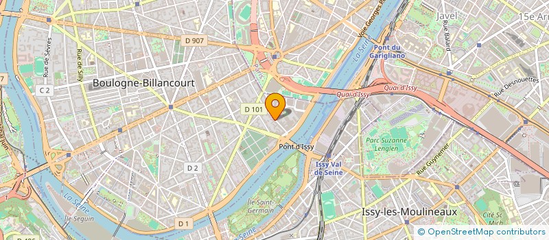 localisation de l'entreprise SCI SOUSSI à BOULOGNE-BILLANCOURT