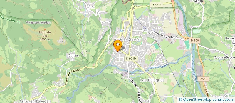 localisation de l'entreprise SCI SOUSSOLLE  ARGELES-GAZOST