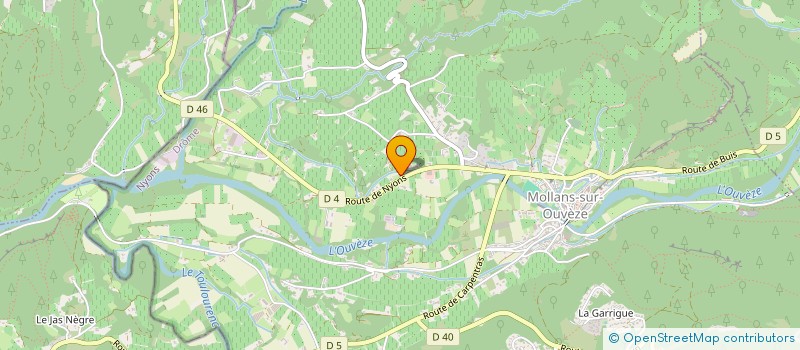 localisation de l'entreprise SCI SOUSVILLE  SAINTE-EUPHEMIE-SUR-OUVEZE