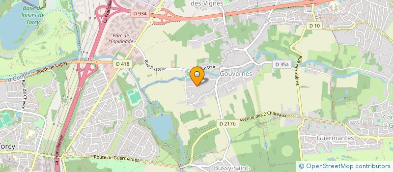 localisation de l'entreprise SCI SOUTHEAST PARIS  GOUVERNES