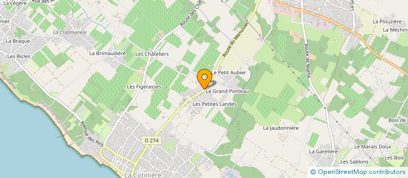 localisation de l'entreprise SCI SOUVENIR  SAINT-PIERRE-D'OLERON