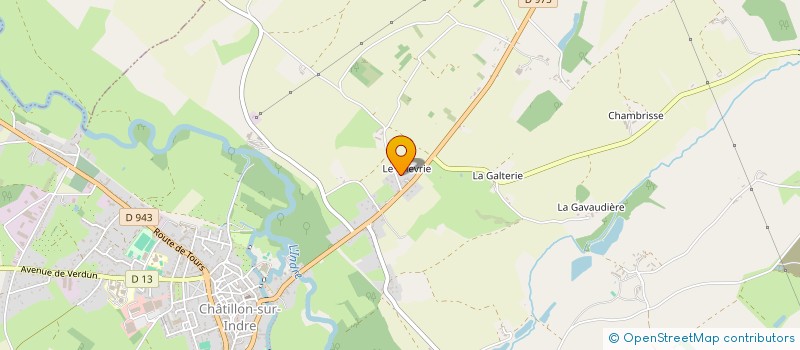 localisation de l'entreprise SCI SOUVERAINS à CHATILLON-SUR-INDRE