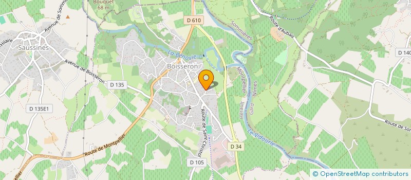 localisation de l'entreprise SCI SOUVIELLE  BOISSERON