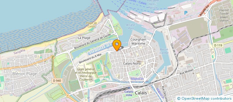 localisation de l'entreprise SCI SOUVILLE  CALAIS