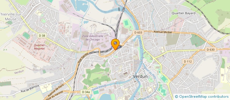 localisation de l'entreprise SCI SOUVILLE INVEST à VERDUN
