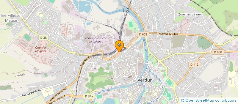 localisation de l'entreprise SCI SOUVILLE PATRIMOINE à VERDUN