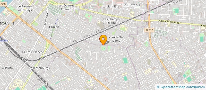 localisation de l'entreprise SCI SOUZY-GILBERT  HOUILLES