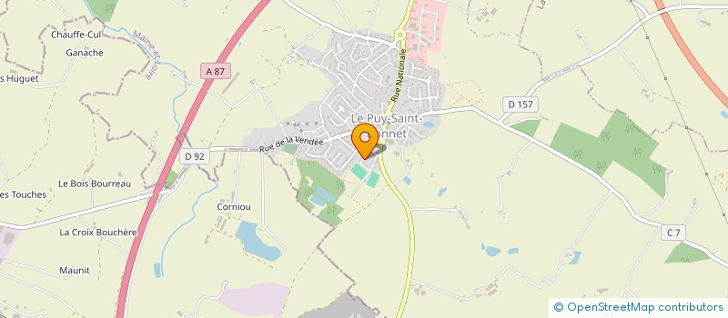 localisation de l'entreprise SCI SOVA à CHOLET