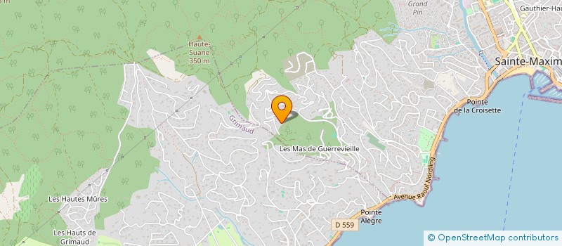 localisation de l'entreprise SCI SOVALEX à SAINTE-MAXIME