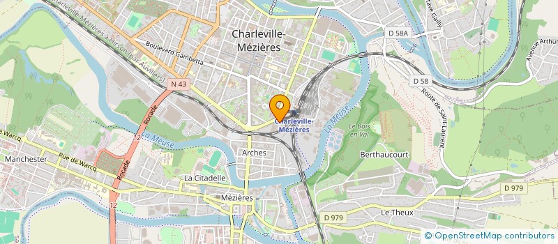 localisation de l'entreprise SCI SOVALIS à CHARLEVILLE-MEZIERES