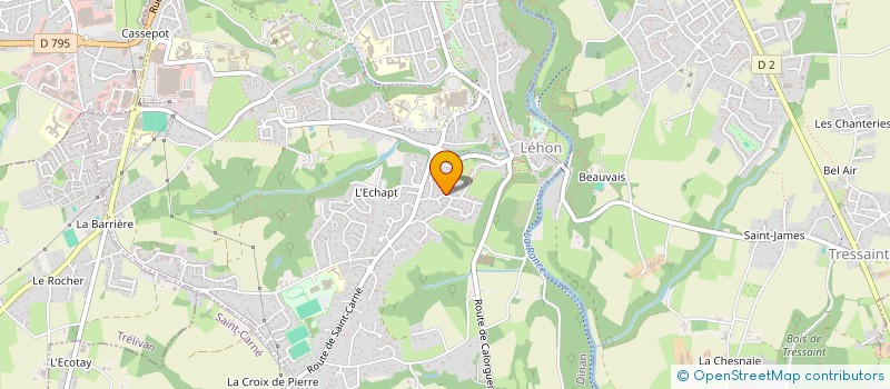 localisation de l'entreprise SCI SOVARO  DINAN