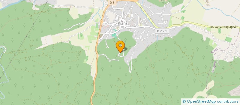 localisation de l'entreprise SCI SOVI  RIANS