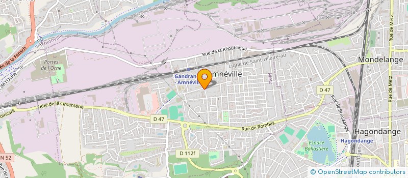 localisation de l'entreprise SCI SOVI  AMNEVILLE