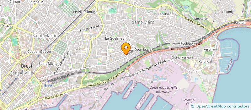 localisation de l'entreprise SCI SOVICIM  BREST