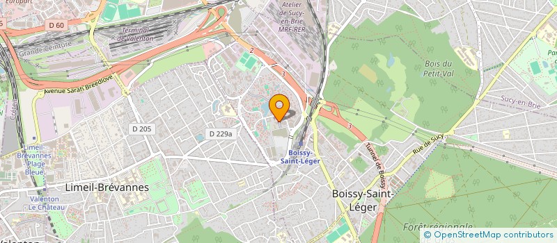 localisation de l'entreprise SCI SOVIFROID à BOISSY ST LEGER