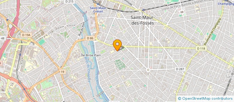 localisation de l'entreprise SCI SOVIGI à SAINT-MAUR-DES-FOSSES