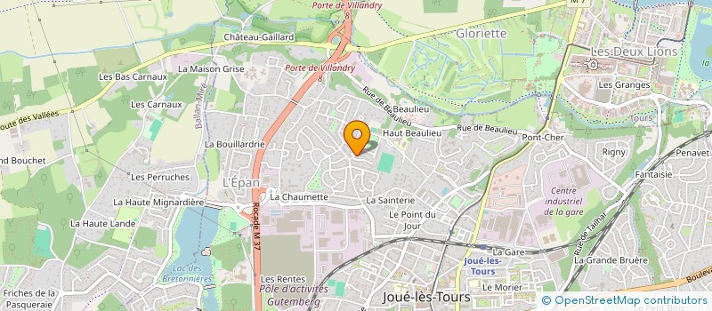 localisation de l'entreprise SCI SOVILA STELLA à JOUE-LES-TOURS