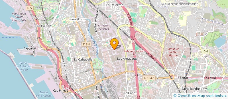localisation de l'entreprise SCI SOVILOC à MARSEILLE