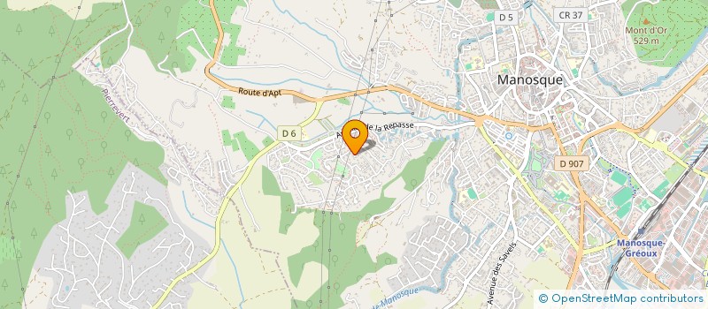 localisation de l'entreprise SCI SOVIMA  MANOSQUE