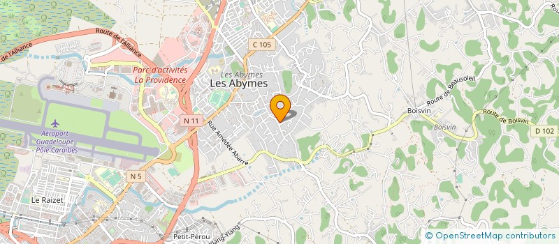localisation de l'entreprise SCI SOVINA à LES ABYMES