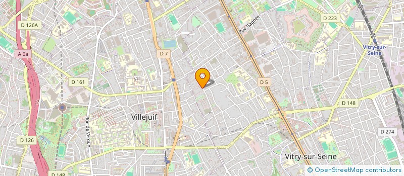 localisation de l'entreprise SCI SOXIMI  VITRY-SUR-SEINE