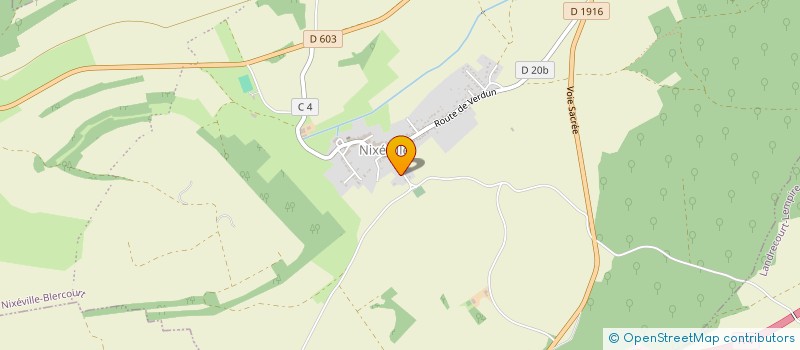 localisation de l'entreprise SCI SOY TORNADE à NIXEVILLE-BLERCOURT