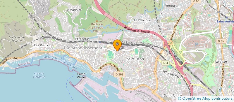 localisation de l'entreprise SCI SOYA à MARSEILLE