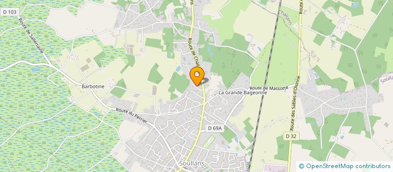 localisation de l'entreprise SCI SOYAVI à SOULLANS