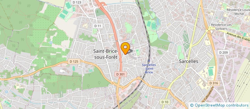 localisation de l'entreprise SCI SOYER à SAINT-BRICE-SOUS-FORET