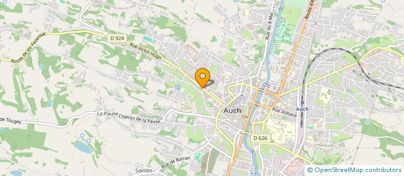 localisation de l'entreprise SCI SOYO à AUCH