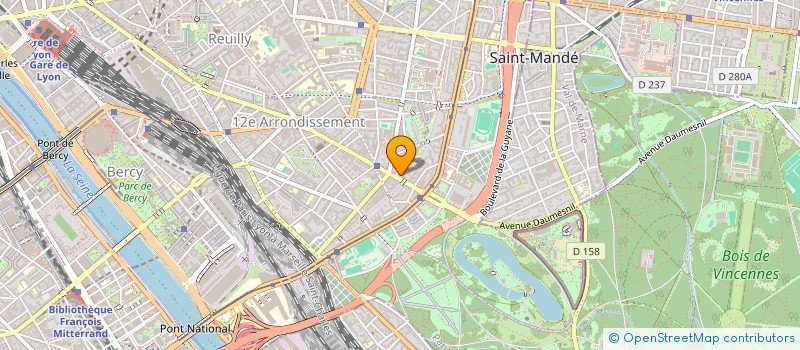 localisation de l'entreprise SCI SOYOUZ DIPOMY à PARIS