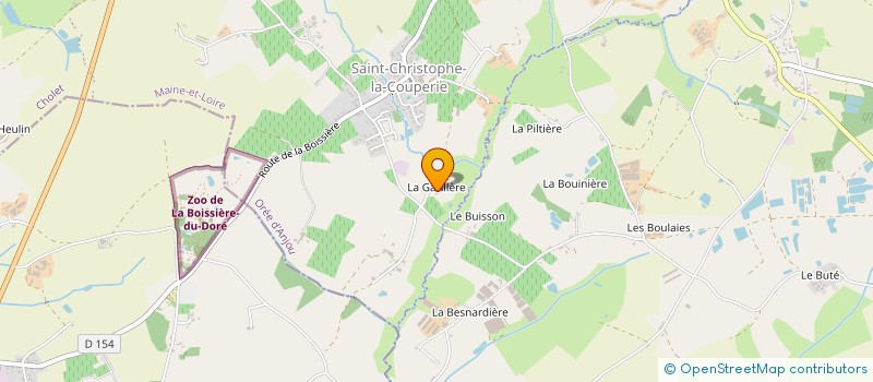 localisation de l'entreprise SCI SOZELO  OREE-D'ANJOU