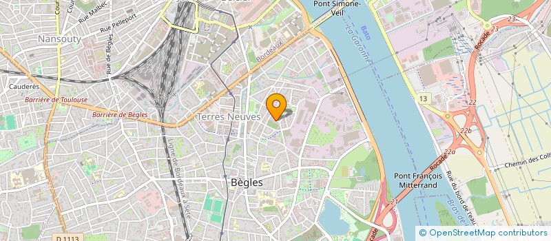 localisation de l'entreprise SCI SP à BEGLES